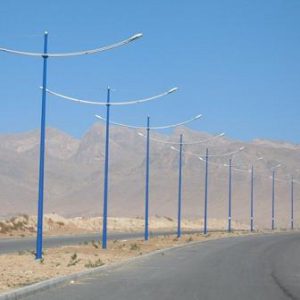 پایه چراغ فلزی