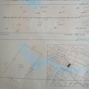 زمین مسکونی در روستای کوشک گرمسار