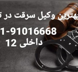 وکیل سرقت در تهران